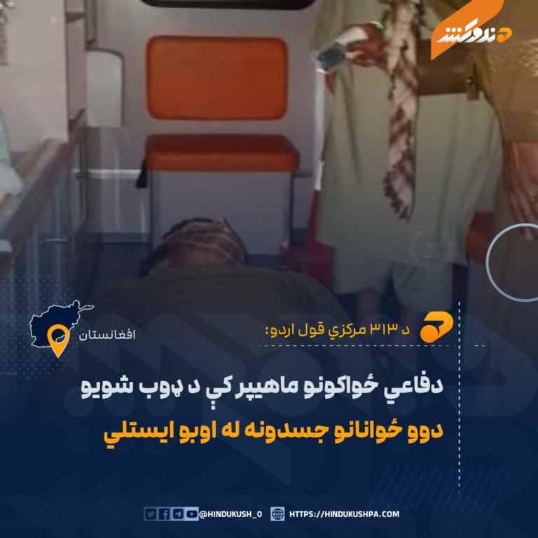 دفاعي ځواکونو ماهیپر کې د ډوب شویو دوو ځوانانو جسدونه له اوبو ایستلي