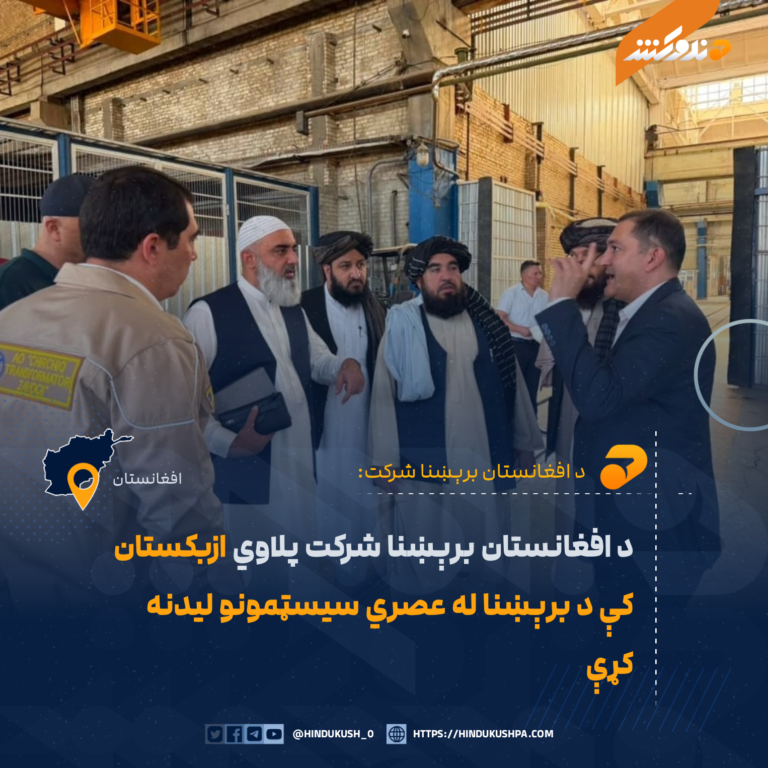 د افغانستان برېښنا شرکت پلاوي ازبکستان کې د برېښنا له عصري سیسټمونو لیدنه کړې