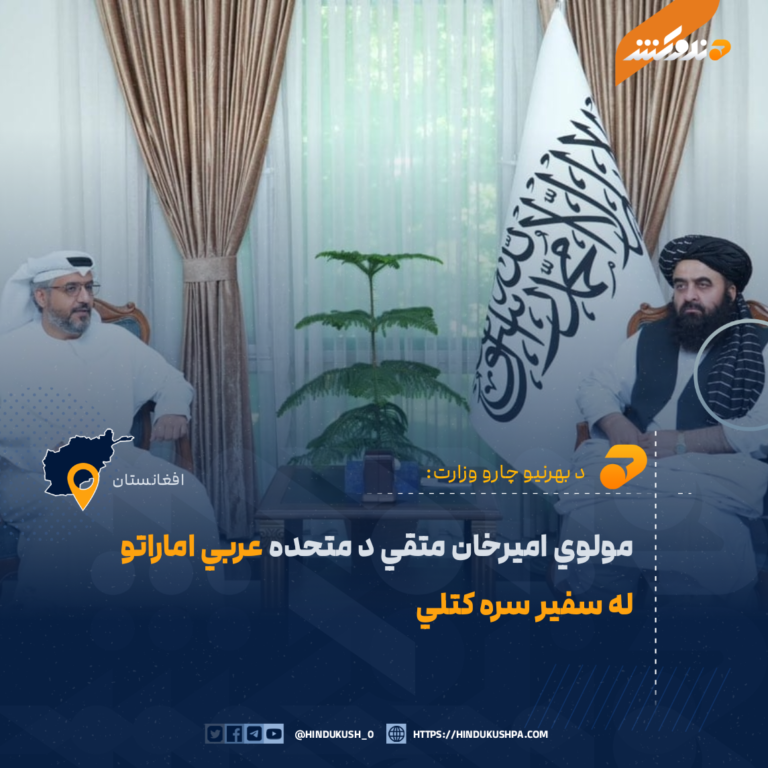 مولوي امیرخان متقي د متحده عربي اماراتو له سفیر سره کتلي