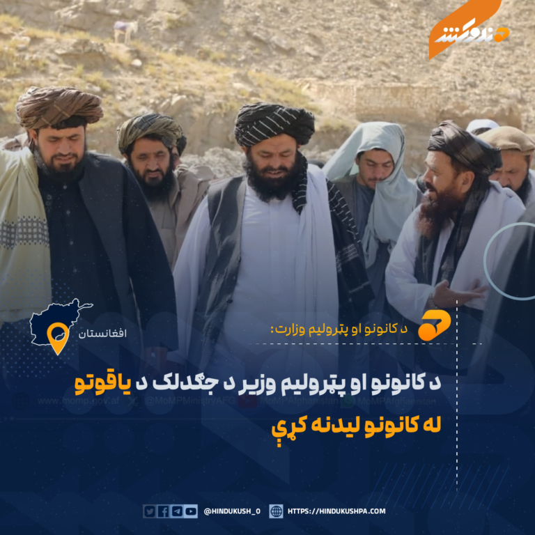 د کانونو او پټرولیم وزیر د جګدلک د یاقوتو له کانونو لیدنه کړې