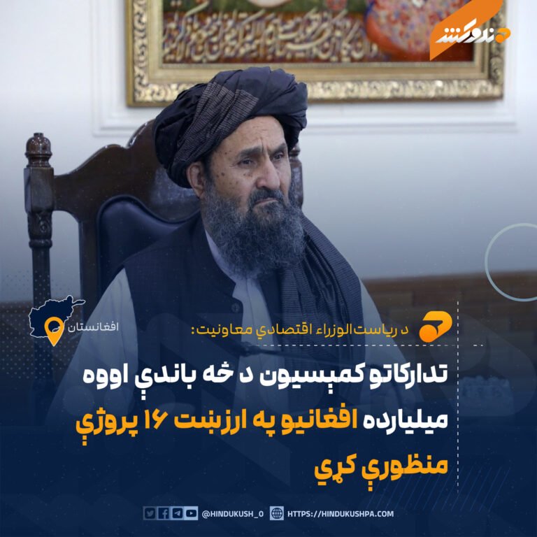 تدارکاتو کمېسیون د څه باندې اووه میلیارده افغانیو په ارزښت ۱۶ پروژې منظورې کړي