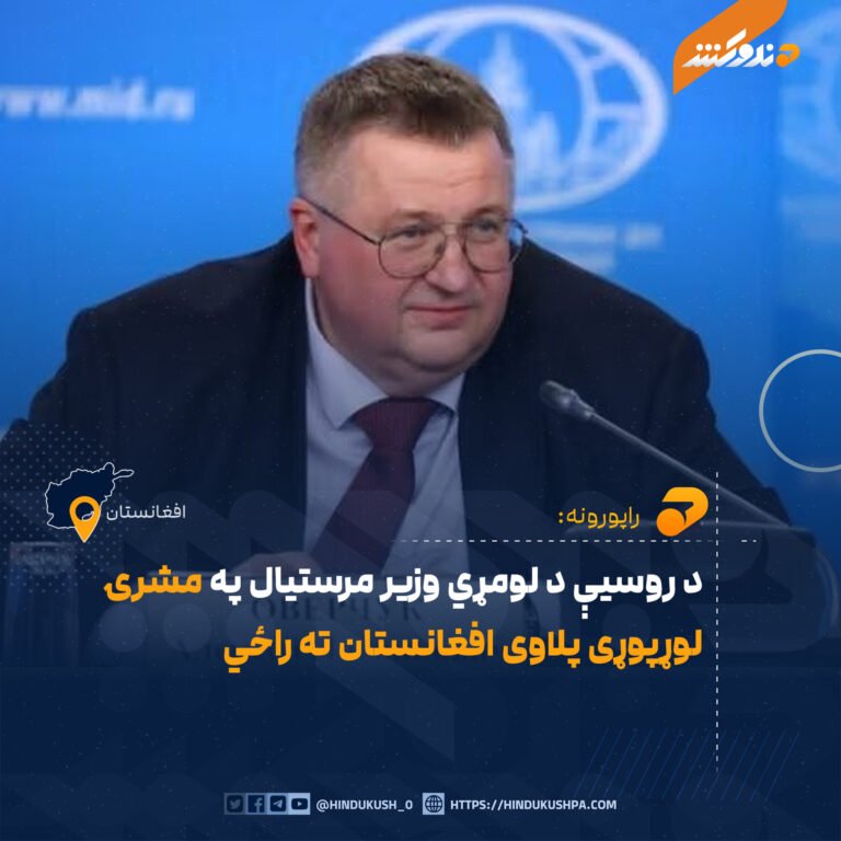 د روسیې د لومړي وزير مرستيال په مشرۍ لوړپوړی پلاوی افغانستان ته راځي