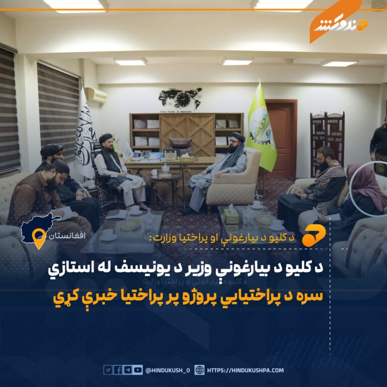 د کلیو د بیارغونې وزیر د یونیسف له استازي سره د پراختیايي پروژو پر پراختیا خبرې کړي